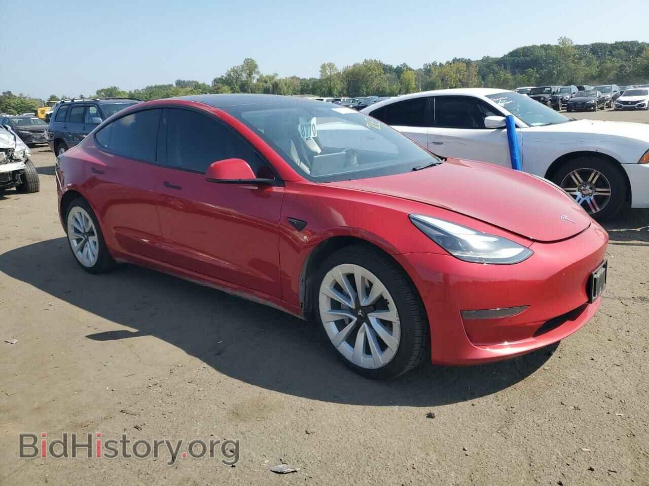 2022 TESLA MODEL 3 - VIN: 5YJ3E1EA0NF187268 - Фото 4