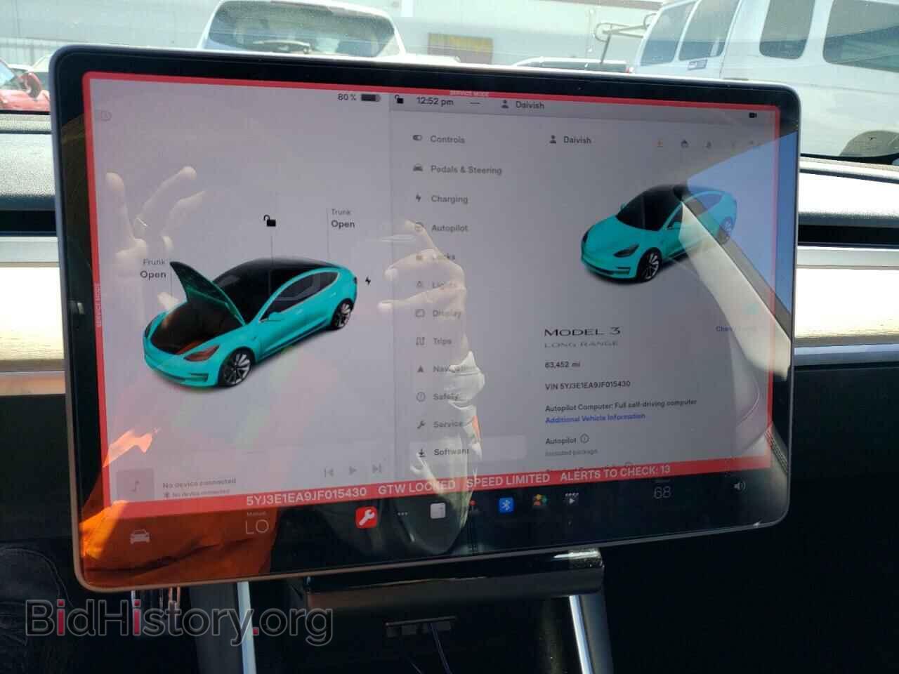 2018 TESLA MODEL 3 - VIN: 5YJ3E1EA9JF015430 - Фото 9