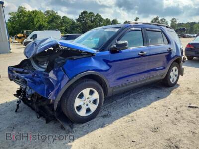 2014 Ford EXPLORER, синий — VIN 1FM5K7B86EGB51088, Copart