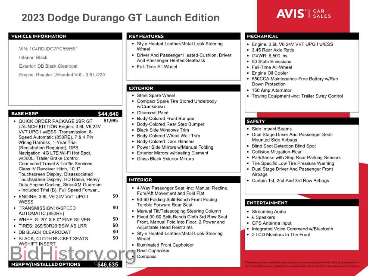 2023 DODGE DURANGO - VIN: 1C4RDJDG7PC555691 - Фото 13