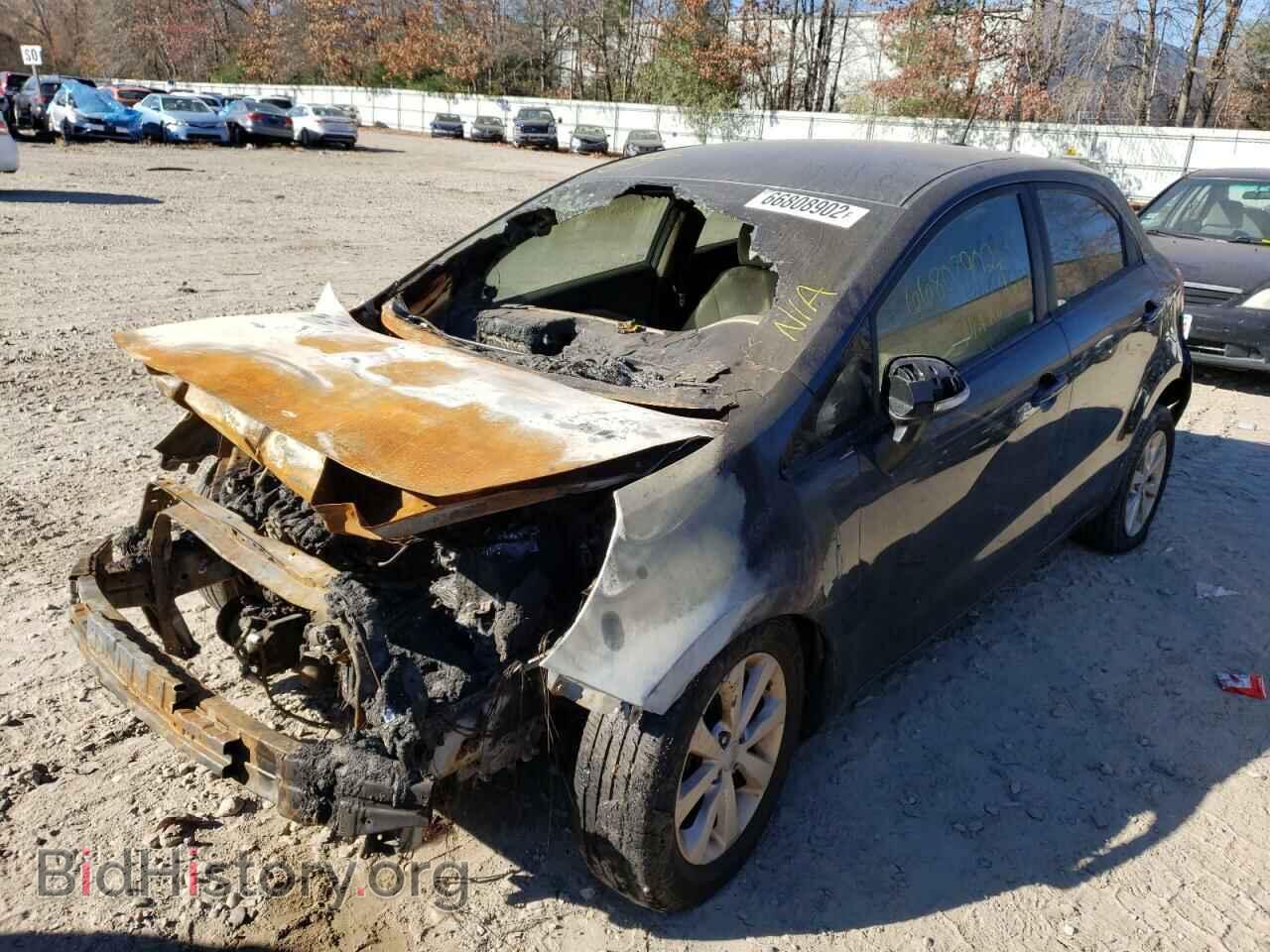 2012 KIA RIO - VIN: KNADN5A39C6067171 - Фото 2