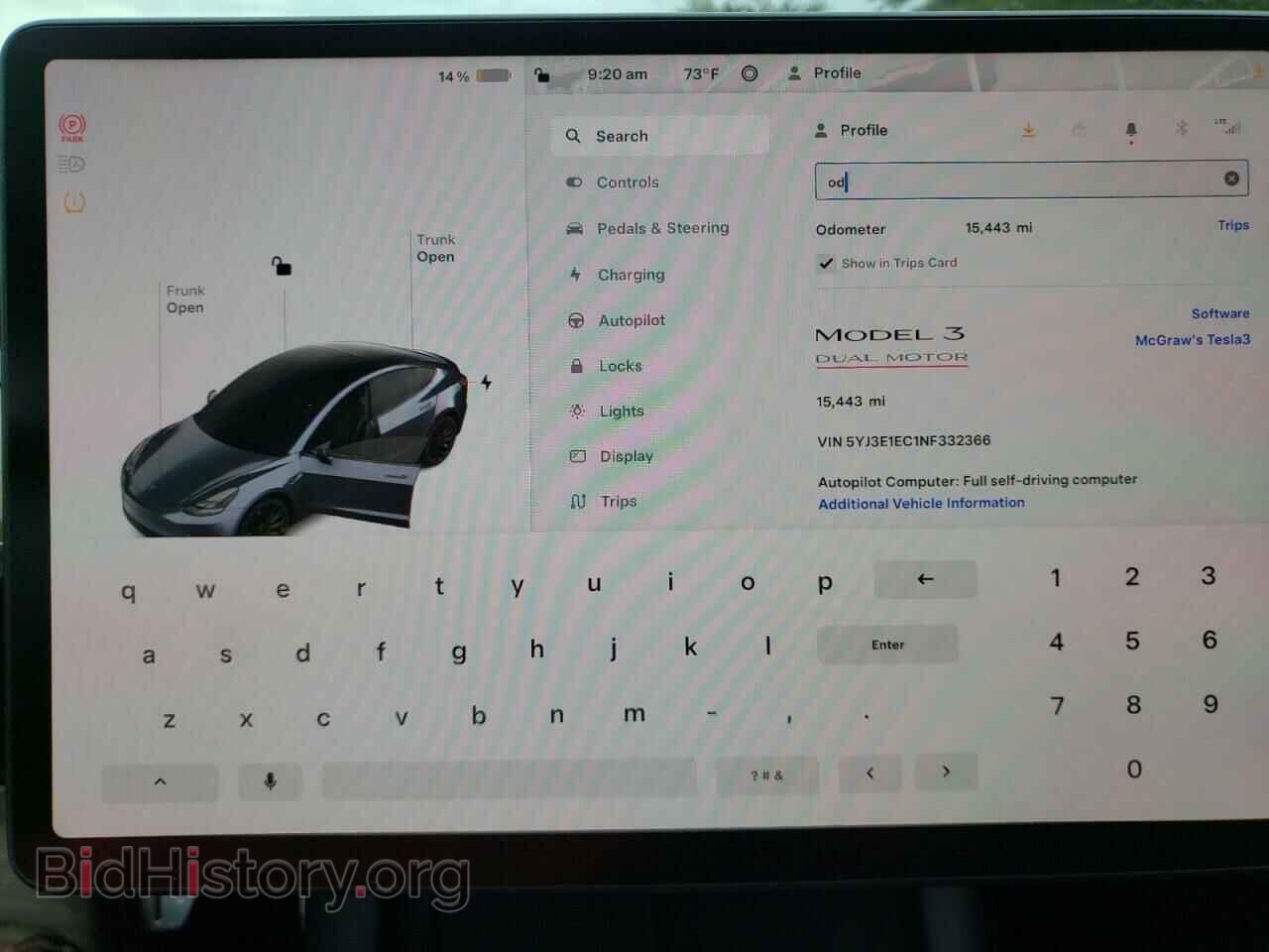 2022 TESLA MODEL 3 - VIN: 5YJ3E1EC1NF332366 - Photo 9