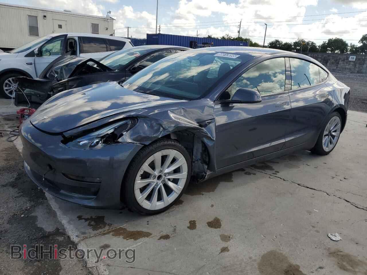 Photo 5YJ3E1EA6NF290677 - TESLA MODEL 3 2022