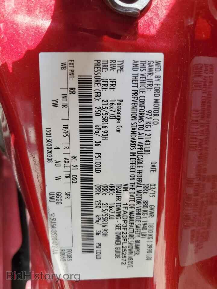 2015 FORD FOCUS - VIN: 1FADP3F23FL252572 - Фото 12