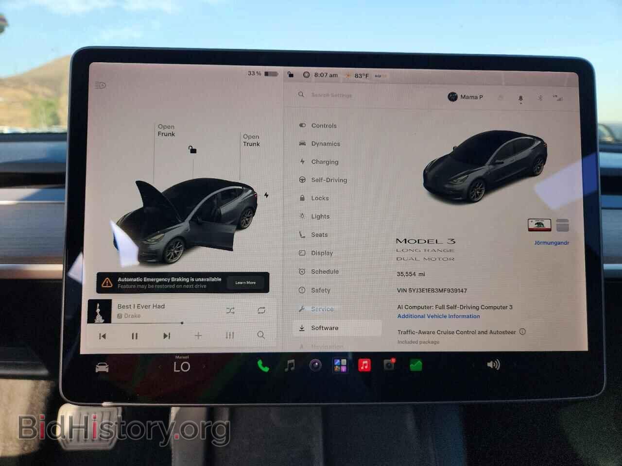 2021 TESLA MODEL 3 - VIN: 5YJ3E1EB3MF939147 - Фото 9