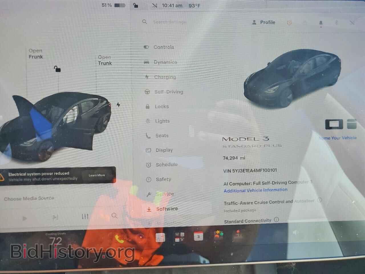 2021 TESLA MODEL 3 - VIN: 5YJ3E1EA4MF100101 - Photo 9
