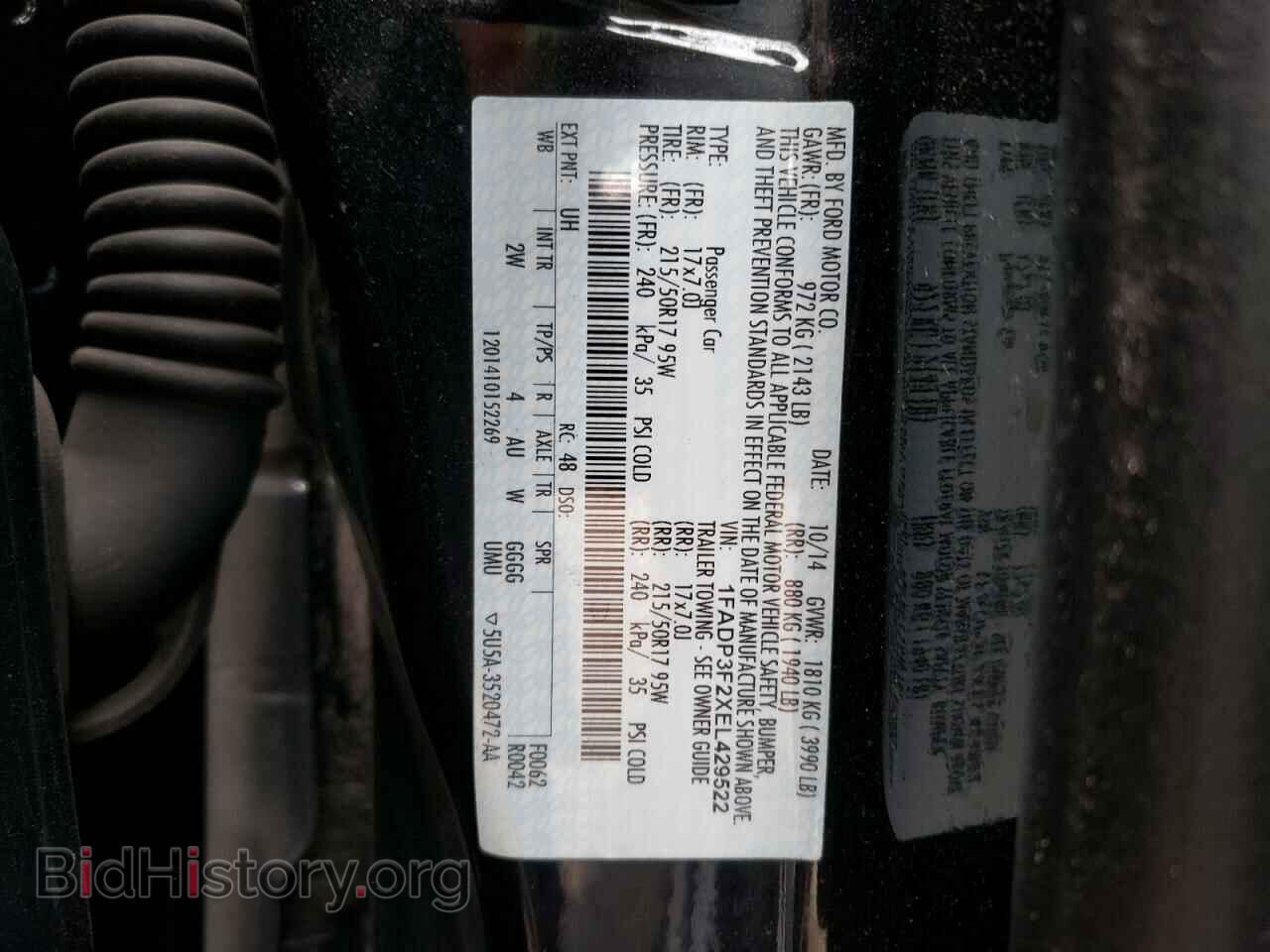 2014 FORD FOCUS - VIN: 1FADP3F2XEL429522 - Photo 12