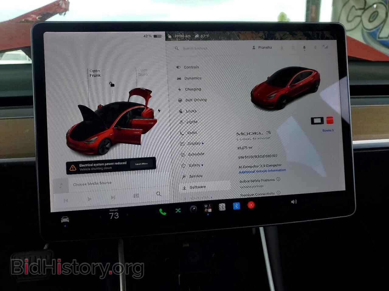 2018 TESLA MODEL 3 - VIN: 5YJ3E1EA2JF030707 - Photo 9