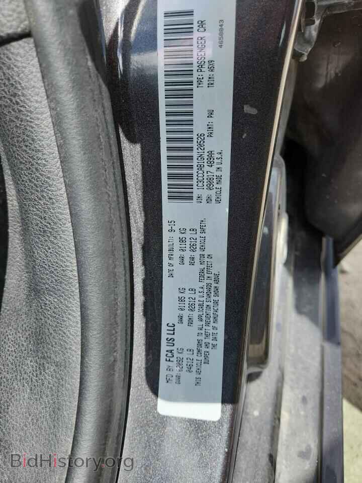 2016 CHRYSLER 200 - VIN: 1C3CCCAB1GN120526 - Фото 12