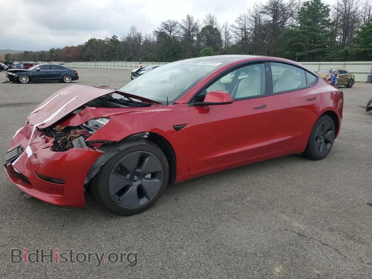Photo 5YJ3E1EB9MF860114 - TESLA MODEL 3 2021