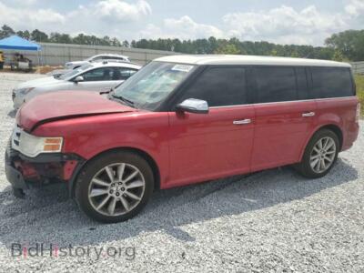 2011 Ford FLEX Limited, red — VIN 2FMGK5DC1BBD22086, Copart