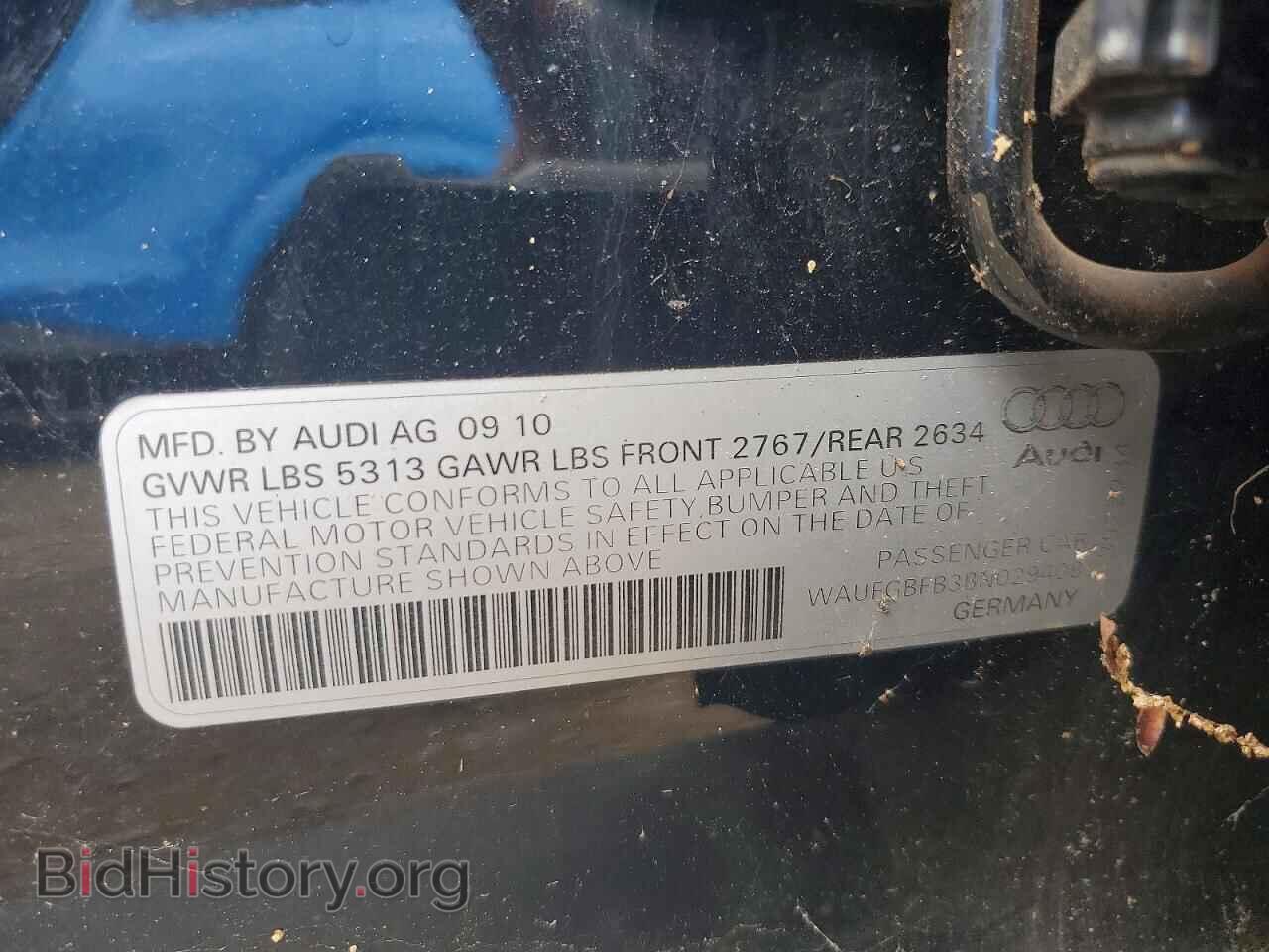 2011 AUDI A6 - VIN: WAUFGBFB3BN029408 - Photo 12