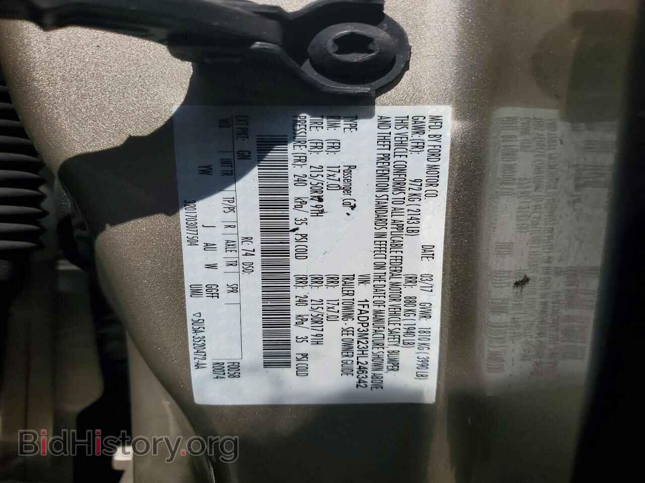 2017 FORD FOCUS - VIN: 1FADP3M23HL246342 - Photo 13