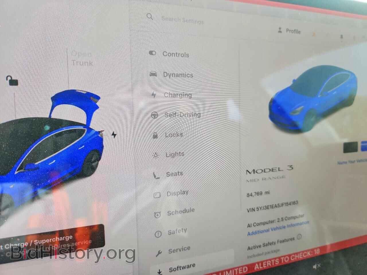 2018 TESLA MODEL 3 - VIN: 5YJ3E1EA5JF154163 - Фото 9