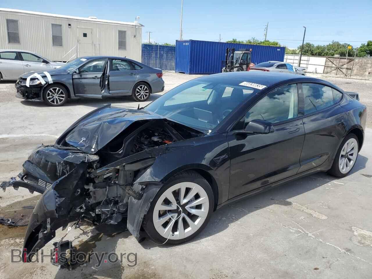 Photo 5YJ3E1EA4NF369264 - TESLA MODEL 3 2022
