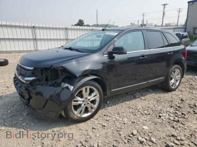 2013 Ford EDGE Limited, черный — VIN 2FMDK4KC1DBC27112, Copart