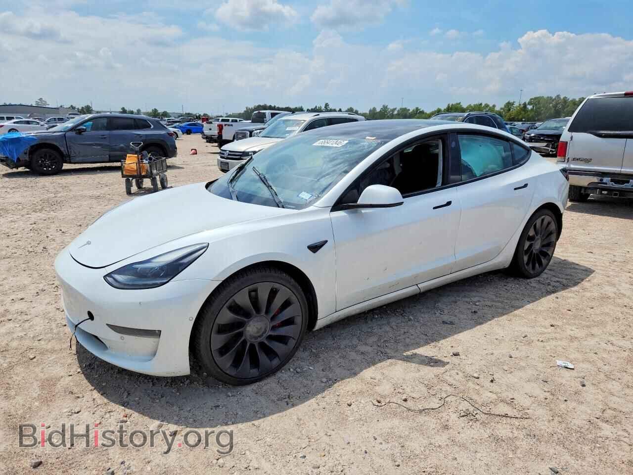 Photo 5YJ3E1EC7NF195238 - TESLA MODEL 3 2022