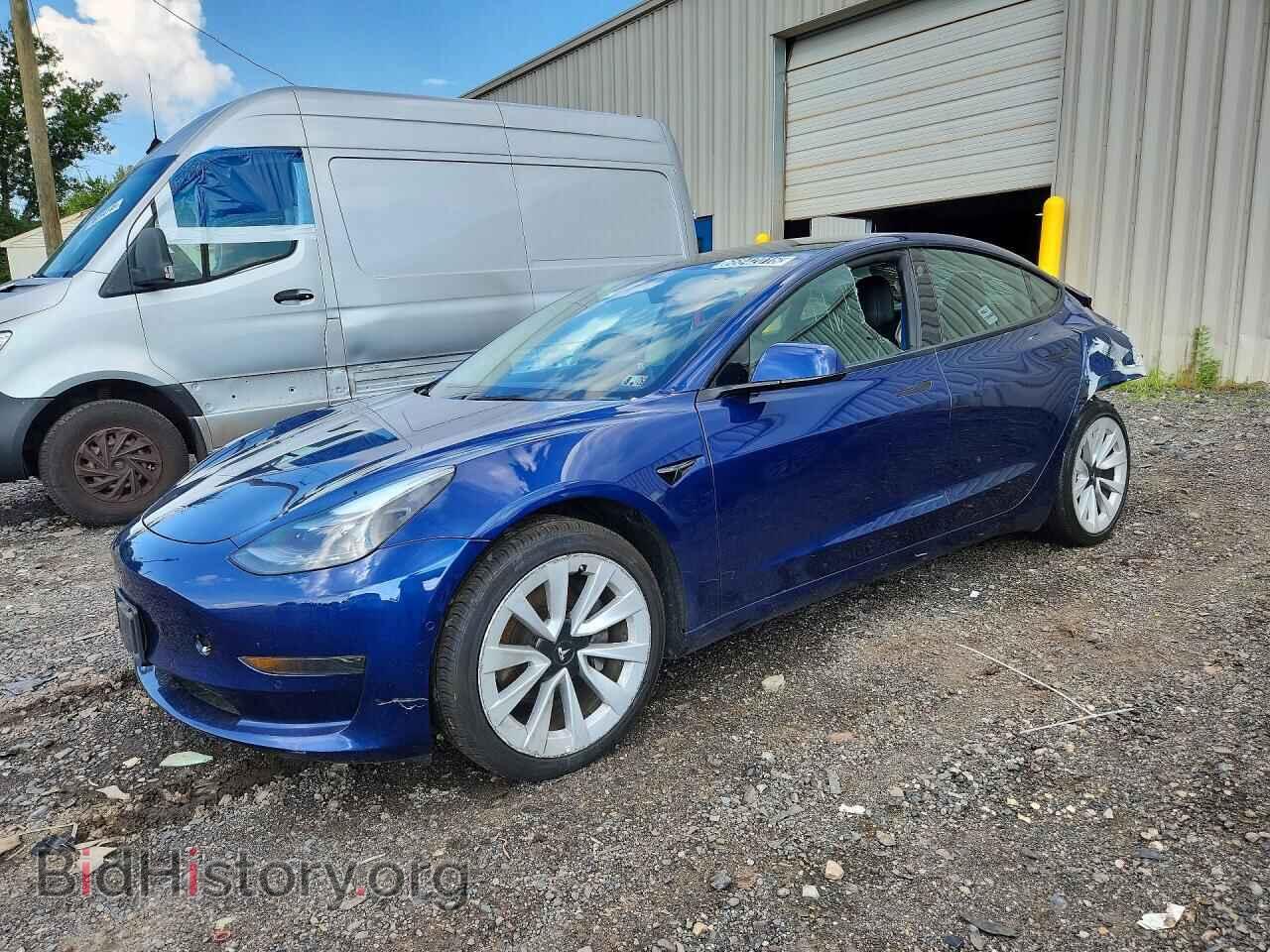 Photo 5YJ3E1EA7NF286475 - TESLA MODEL 3 2022
