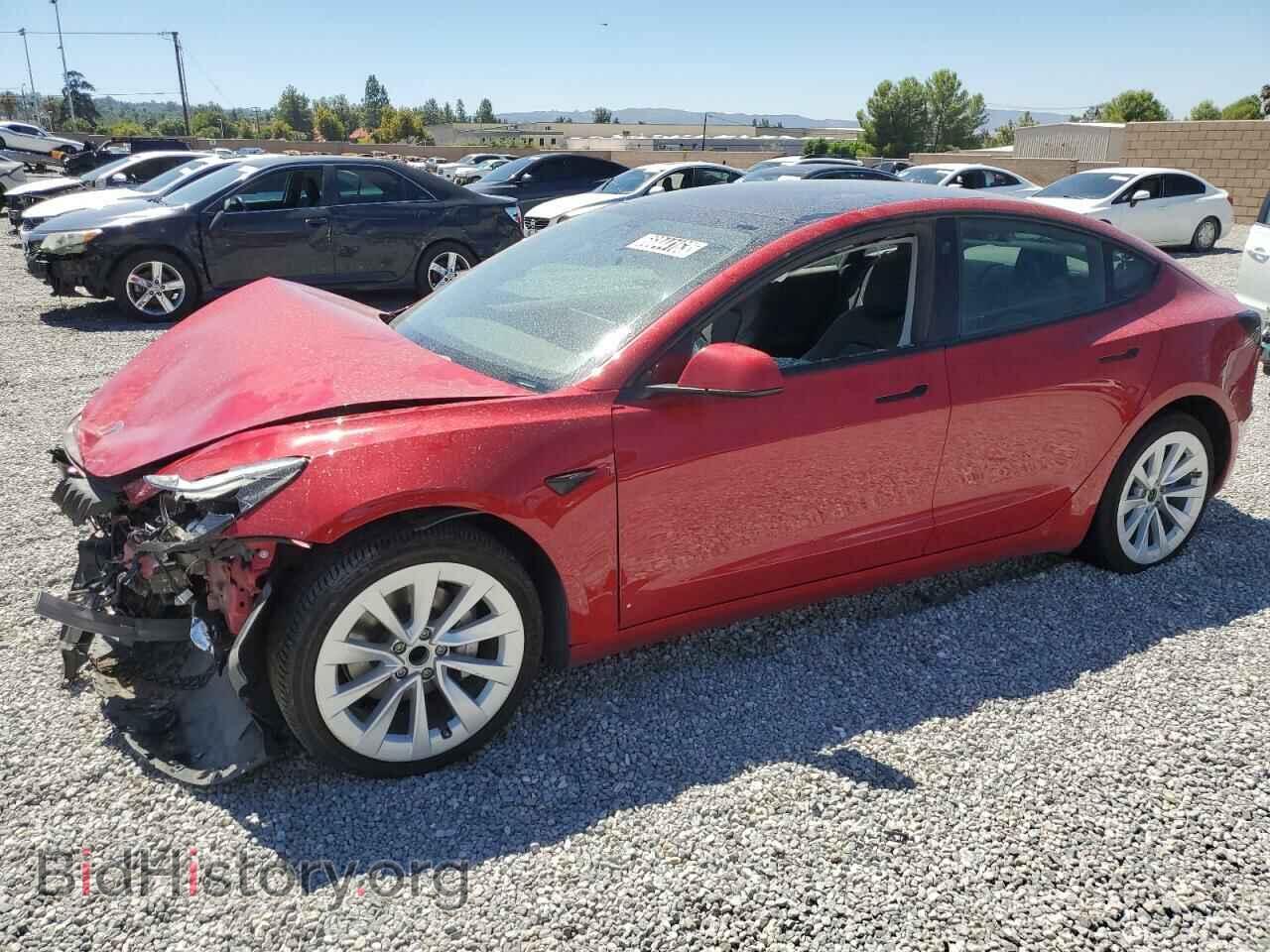 Photo 5YJ3E1EA2NF303957 - TESLA MODEL 3 2022