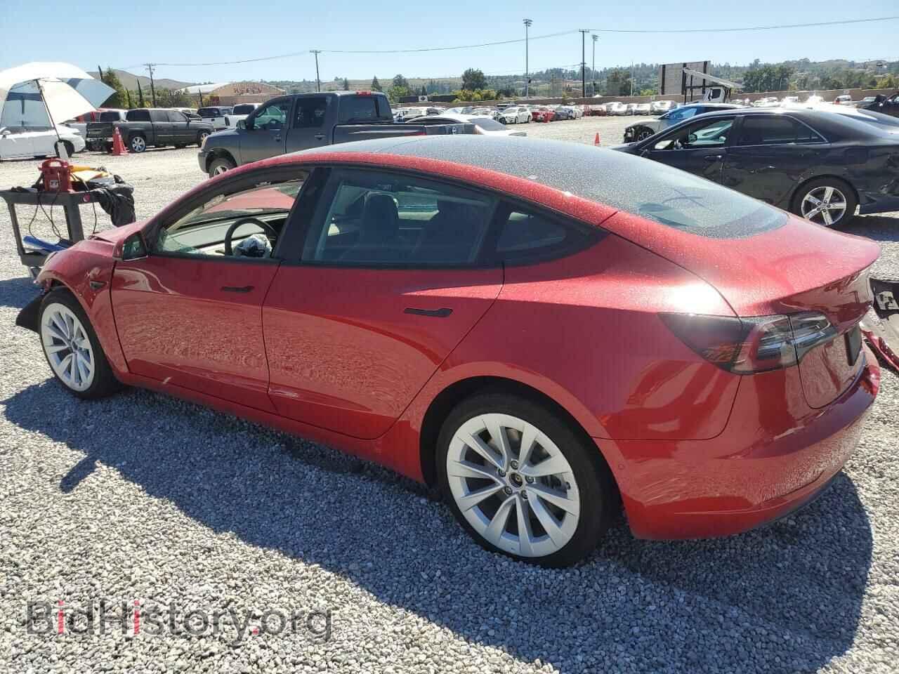 2022 TESLA MODEL 3 - VIN: 5YJ3E1EA2NF303957 - Фото 2