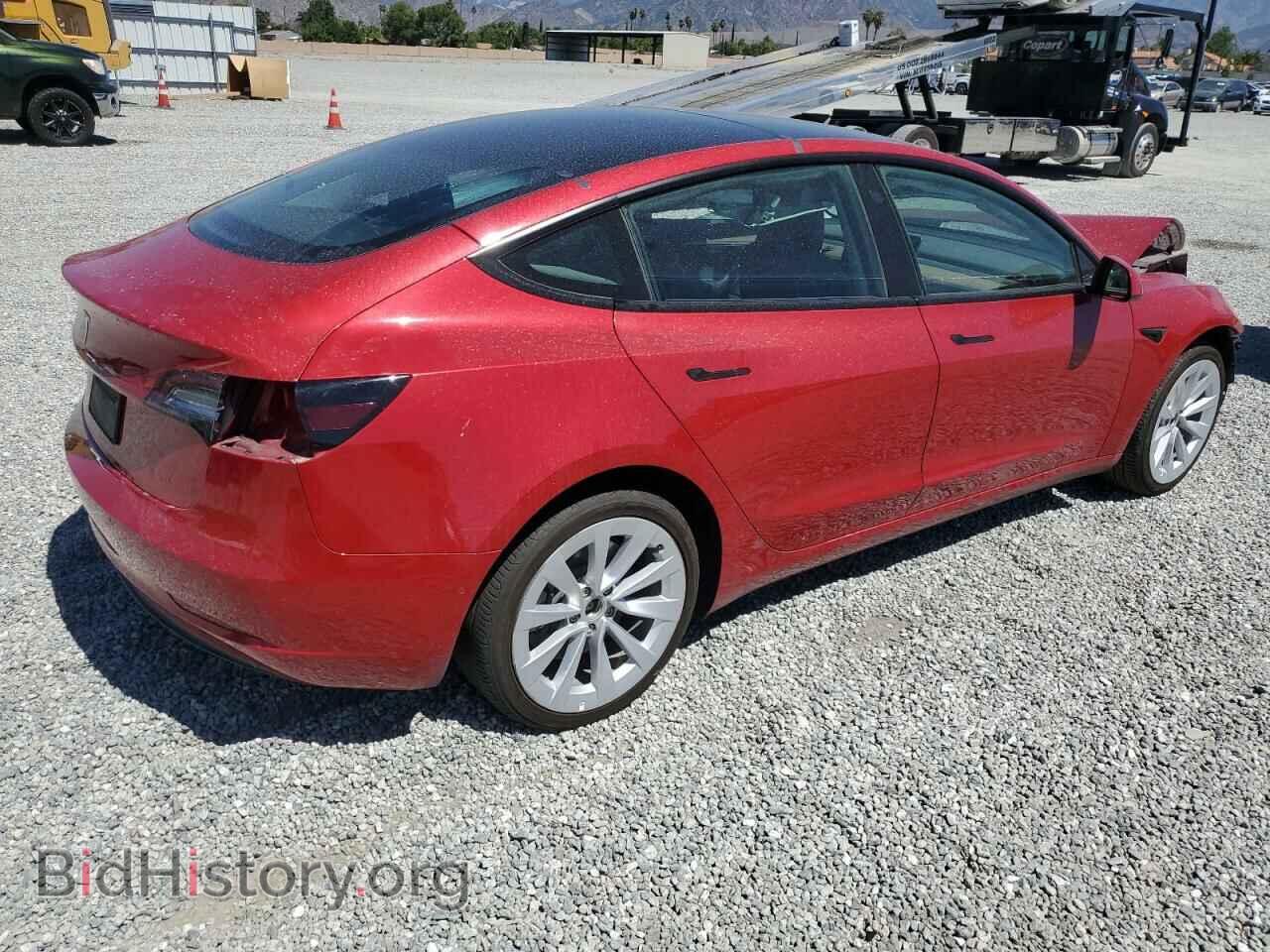 2022 TESLA MODEL 3 - VIN: 5YJ3E1EA2NF303957 - Фото 3
