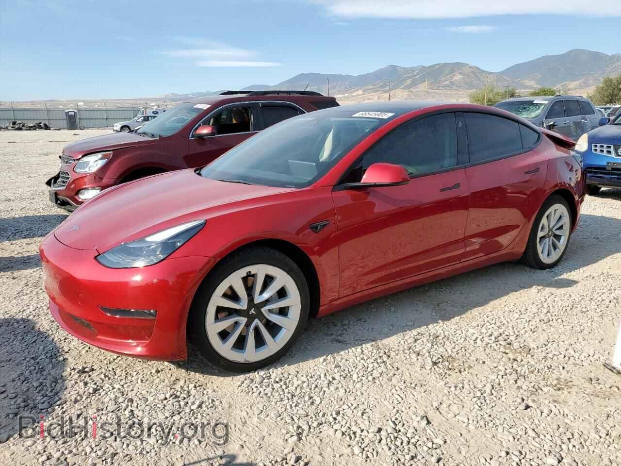 Фотография 5YJ3E1EB8NF143575 - TESLA MODEL 3 2022