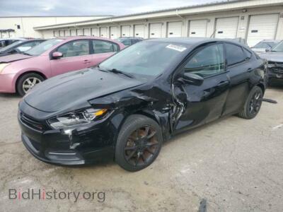 2016 Dodge DART SE, черный — VIN 1C3CDFAA3GD755694, Copart