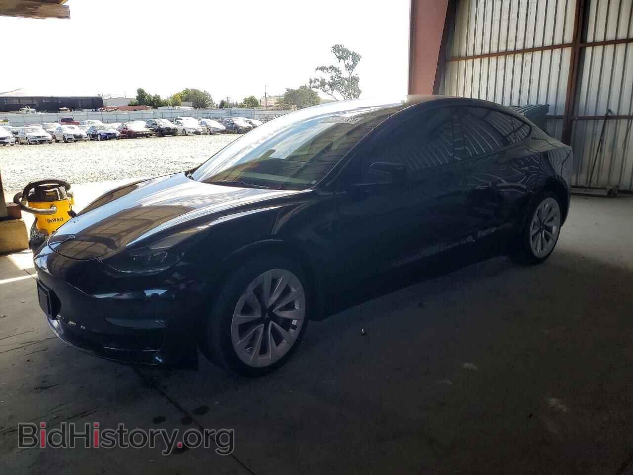 Photo 5YJ3E1EA1NF187098 - TESLA MODEL 3 2022
