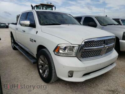 2015 RAM 1500 1500 Longh, white — VIN 1C6RR6WT8FS788287, Copart