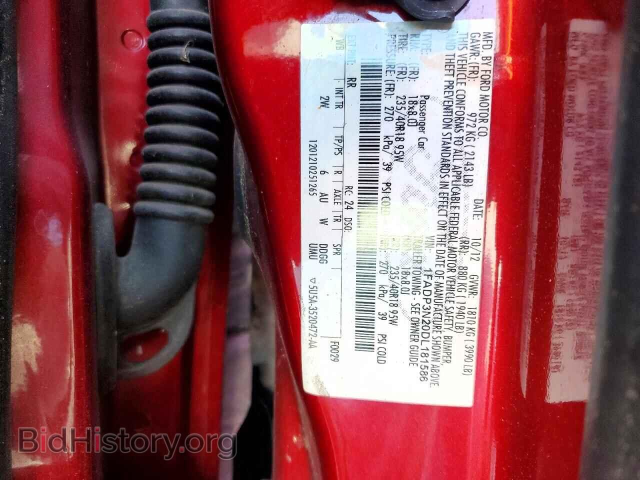 2013 FORD FOCUS - VIN: 1FADP3N20DL181586 - Photo 12
