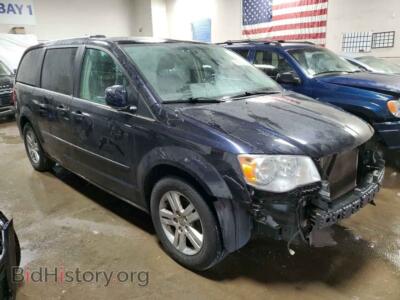 2011 Dodge CARAVAN Grand Cara, blue — VIN 2D4RN5DG0BR629427, Copart