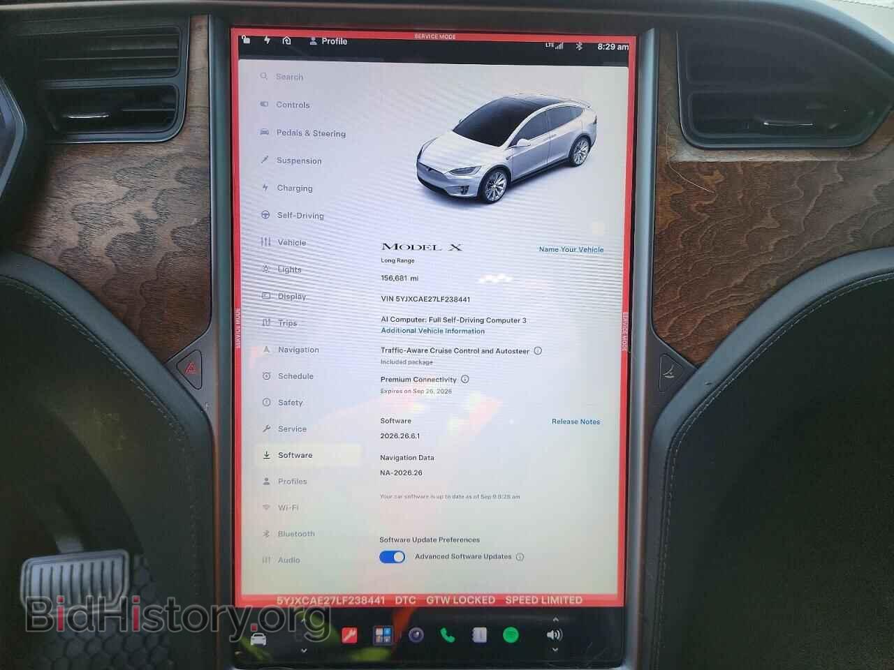 2020 TESLA MODEL X - VIN: 5YJXCAE27LF238441 - Photo 9