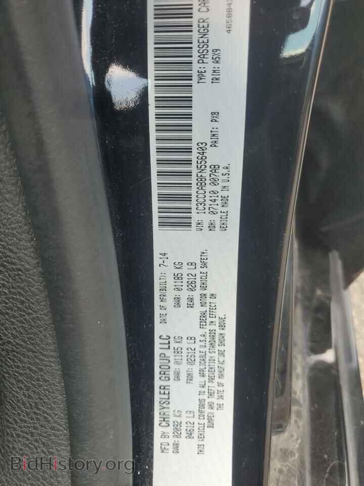 2015 CHRYSLER 200 - VIN: 1C3CCCAB8FN556403 - Фото 12