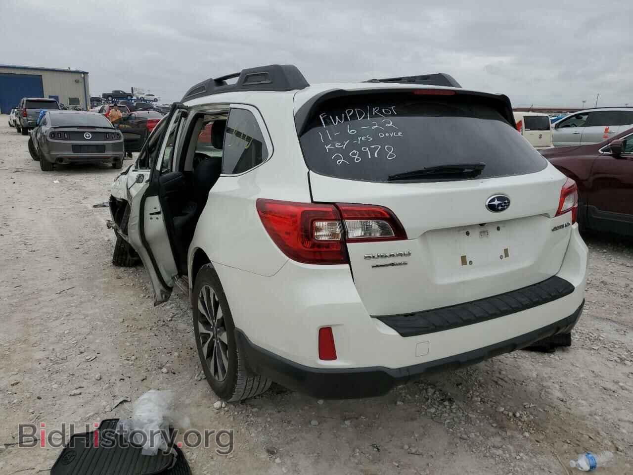 2015 SUBARU OUTBACK - VIN: 4S4BSBLC9F3226688 - Фото 3