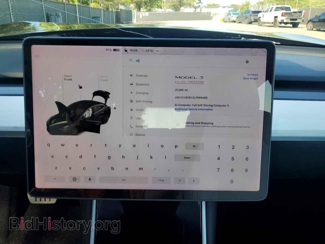 2020 TESLA MODEL 3 - VIN: 5YJ3E1EC2LF669495 - Фото 9