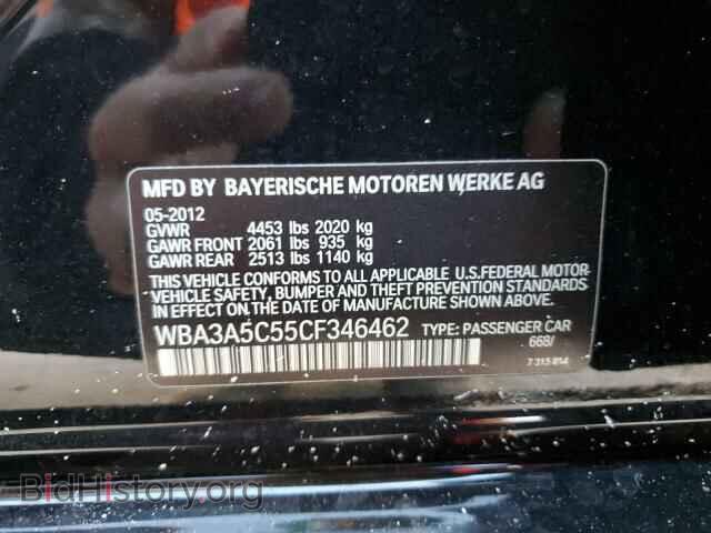 2012 BMW 3 SERIES - VIN: WBA3A5C55CF346462 - Фото 10