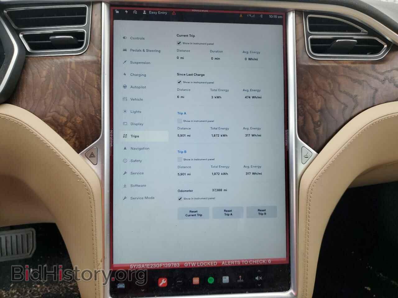 2016 TESLA MODEL S - VIN: 5YJSA1E23GF139783 - Photo 9