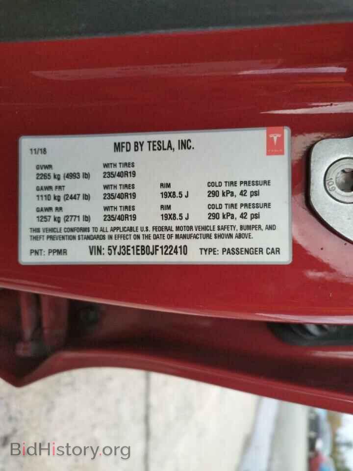 2018 TESLA MODEL 3 - VIN: 5YJ3E1EB0JF122410 - Photo 12