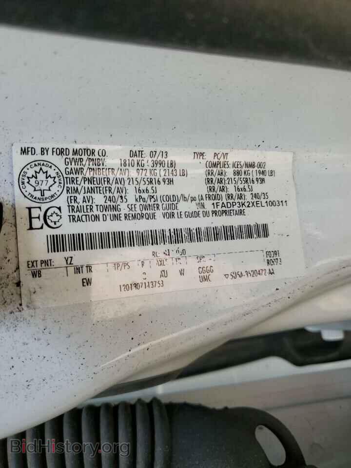 2014 FORD FOCUS - VIN: 1FADP3K2XEL100311 - Photo 12