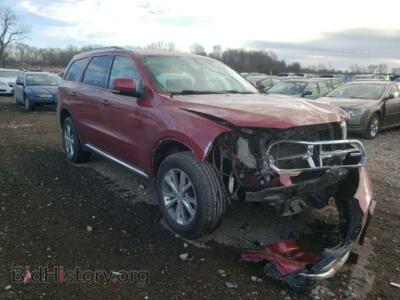 2014 Dodge DURANGO Durango LI, красный — VIN 1C4RDJDG2EC976604, Copart