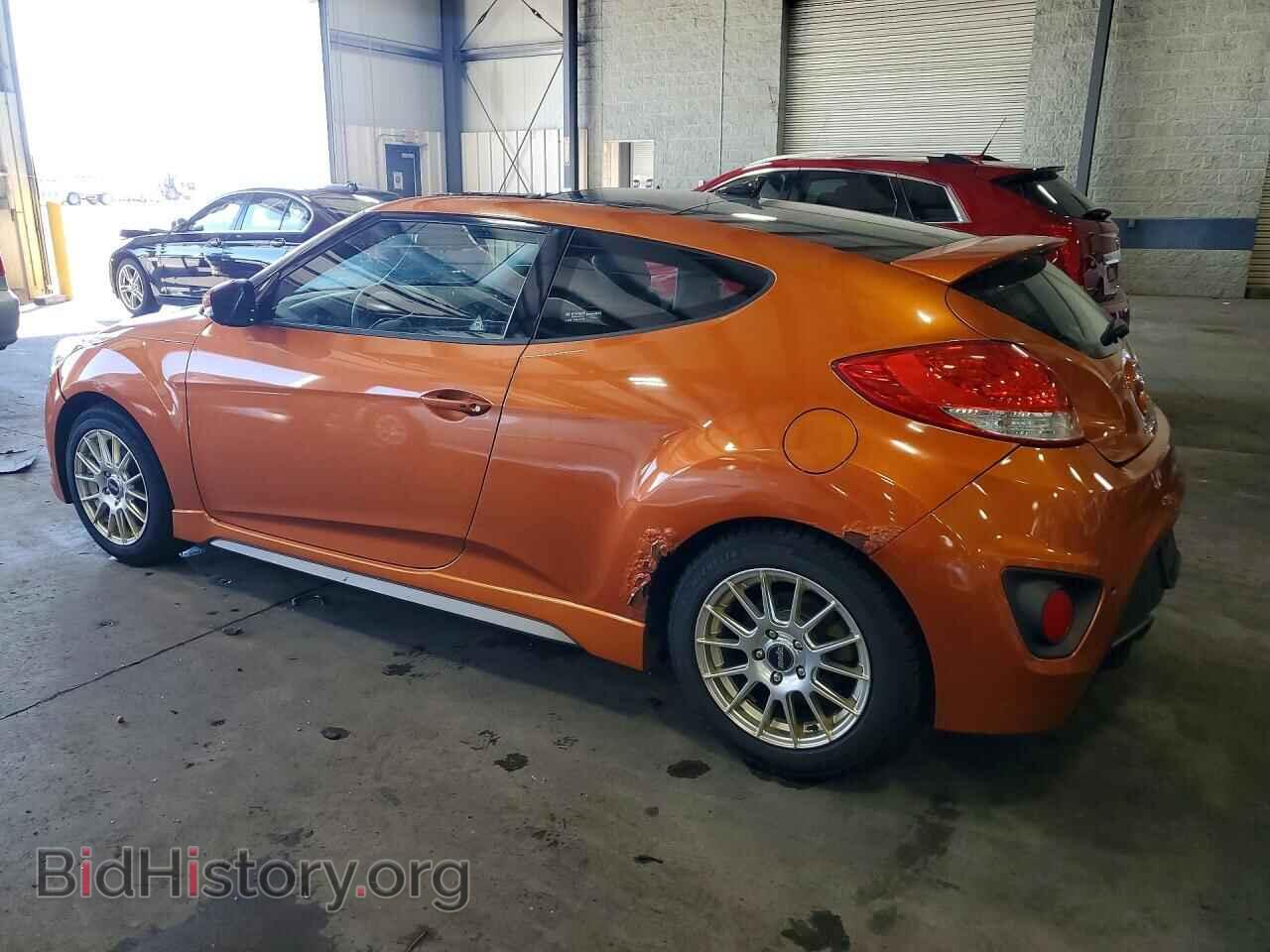 2013 HYUNDAI VELOSTER - VIN: KMHTC6AE8DU111617 - Фото 2