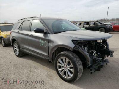 2022 Ford EXPLORER Explorer X, серый — VIN 1FMSK8DH5NGB42744, Copart
