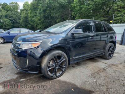 2013 Ford EDGE Sport, черный — VIN 2FMDK3AKXDBC68860, Copart