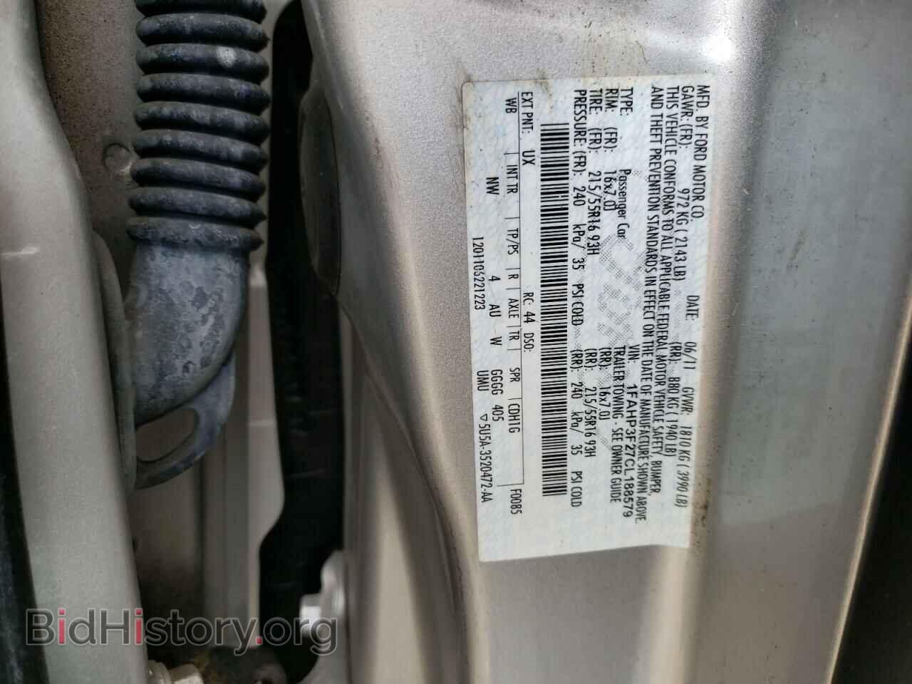 2012 FORD FOCUS - VIN: 1FAHP3F27CL188579 - Фото 10