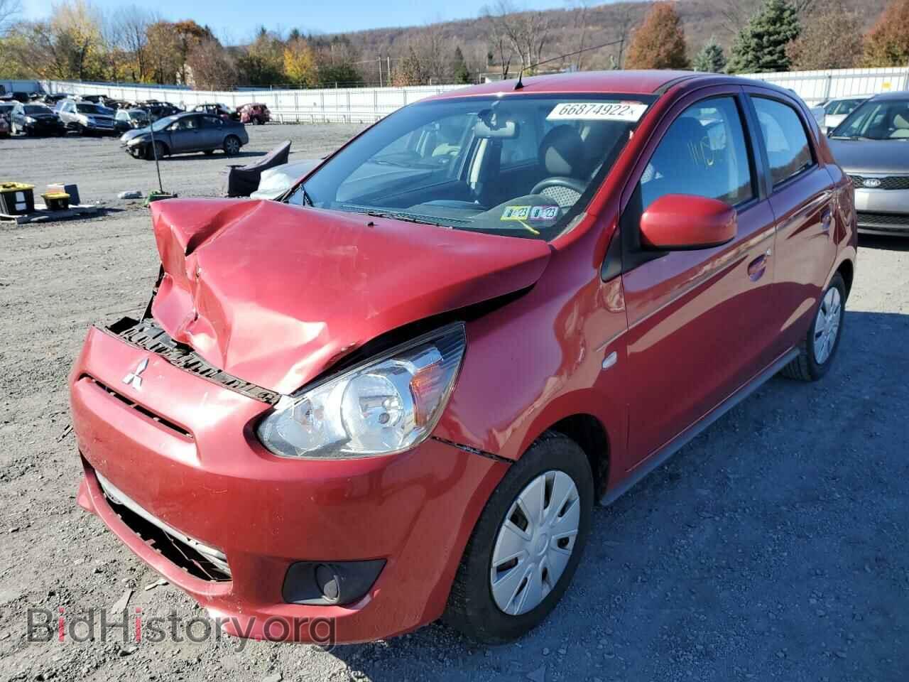 2014 MITSUBISHI MIRAGE - VIN: ML32A3HJ4EH010790 - Фото 2