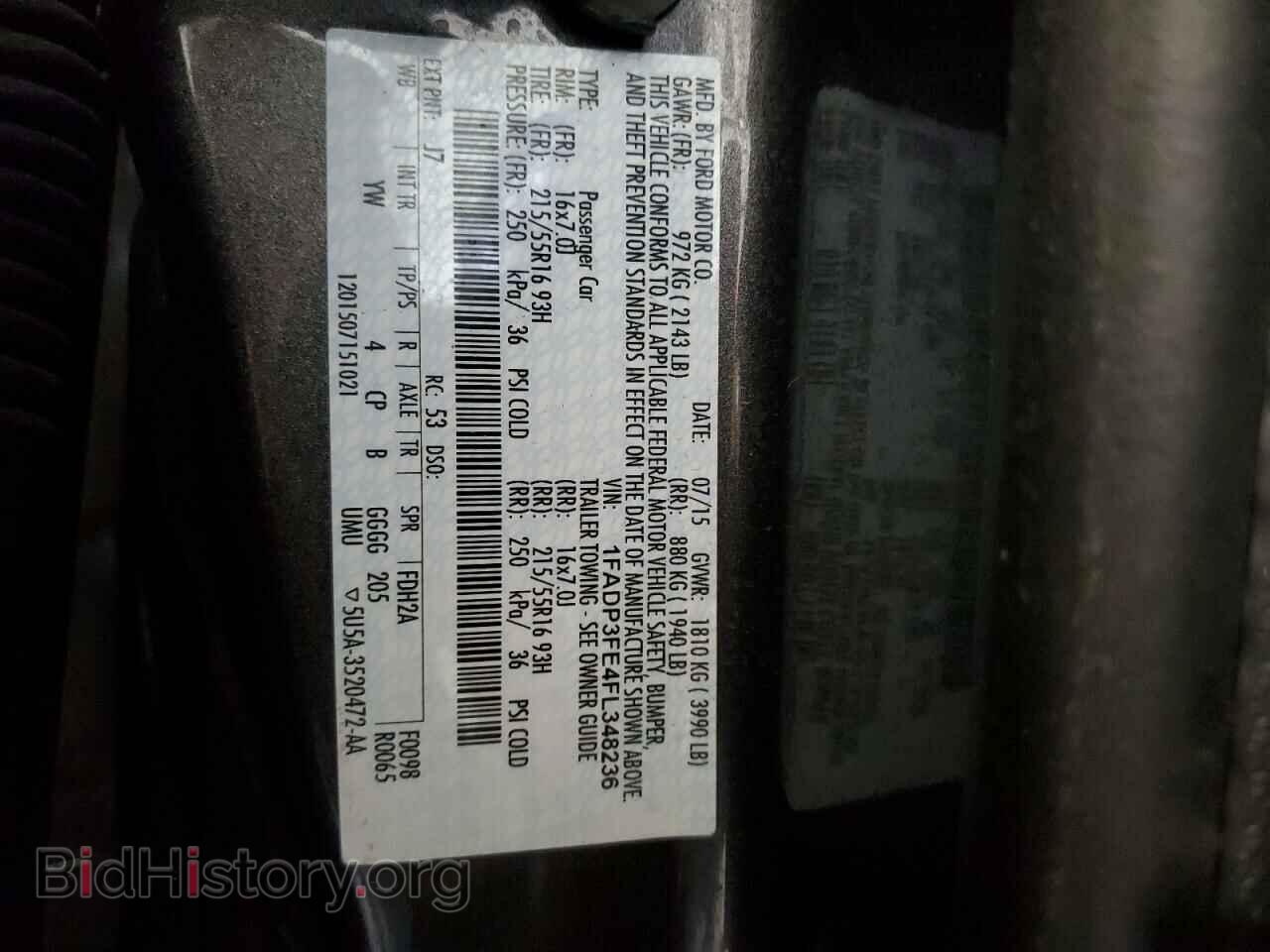 2015 FORD FOCUS - VIN: 1FADP3FE4FL348236 - Photo 13