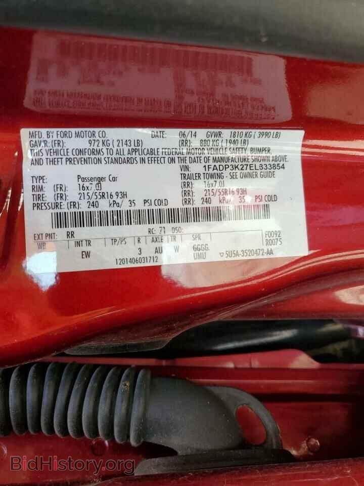 2014 FORD FOCUS - VIN: 1FADP3K27EL333854 - Photo 10