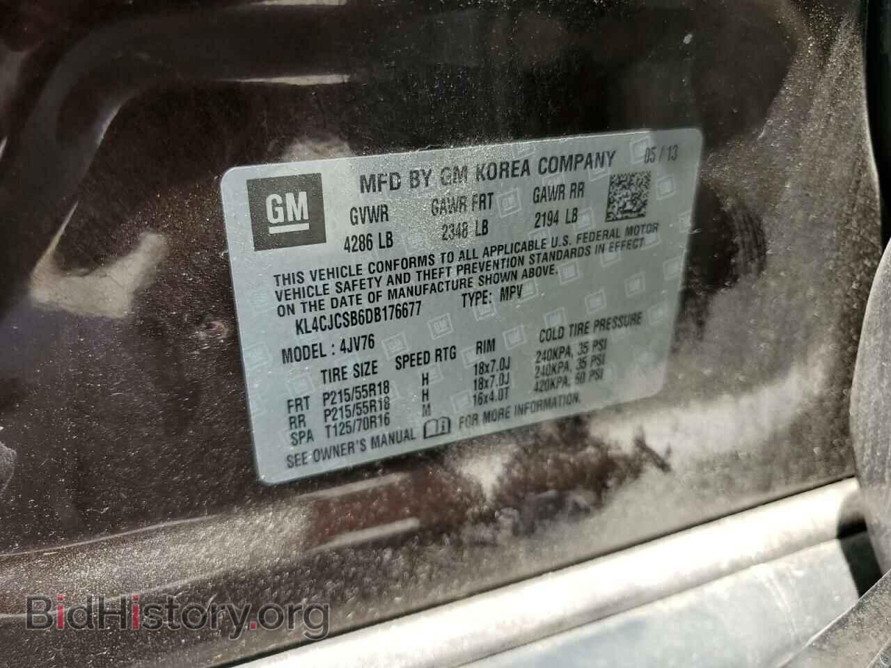 2013 BUICK ENCORE - VIN: KL4CJCSB6DB176677 - Photo 12