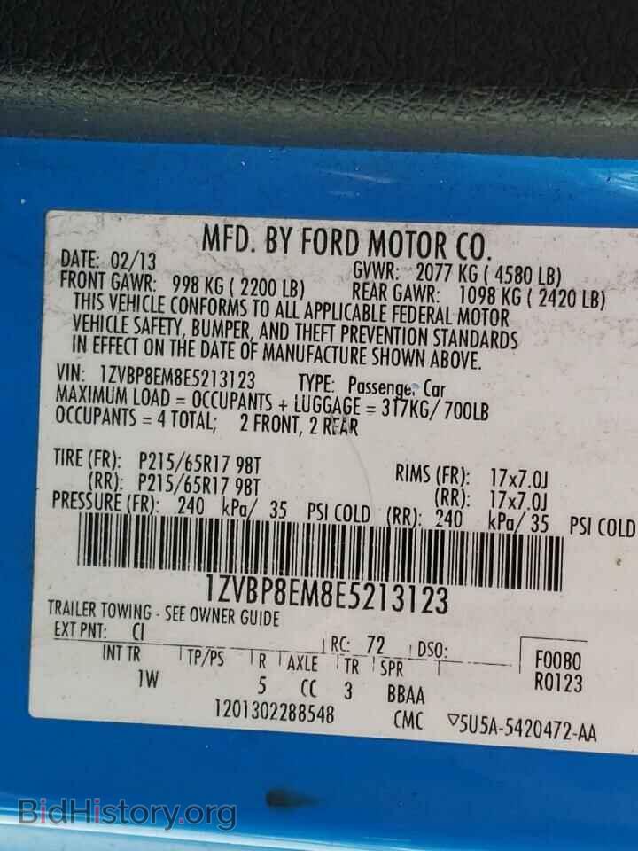 2014 FORD MUSTANG - VIN: 1ZVBP8EM8E5213123 - Фото 10