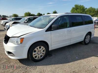 2016 Dodge CARAVAN SE, white — VIN 2C4RDGBG8GR355593, Copart